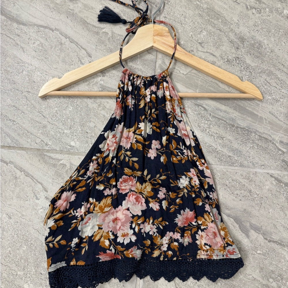 American Eagle Floral Halter Top